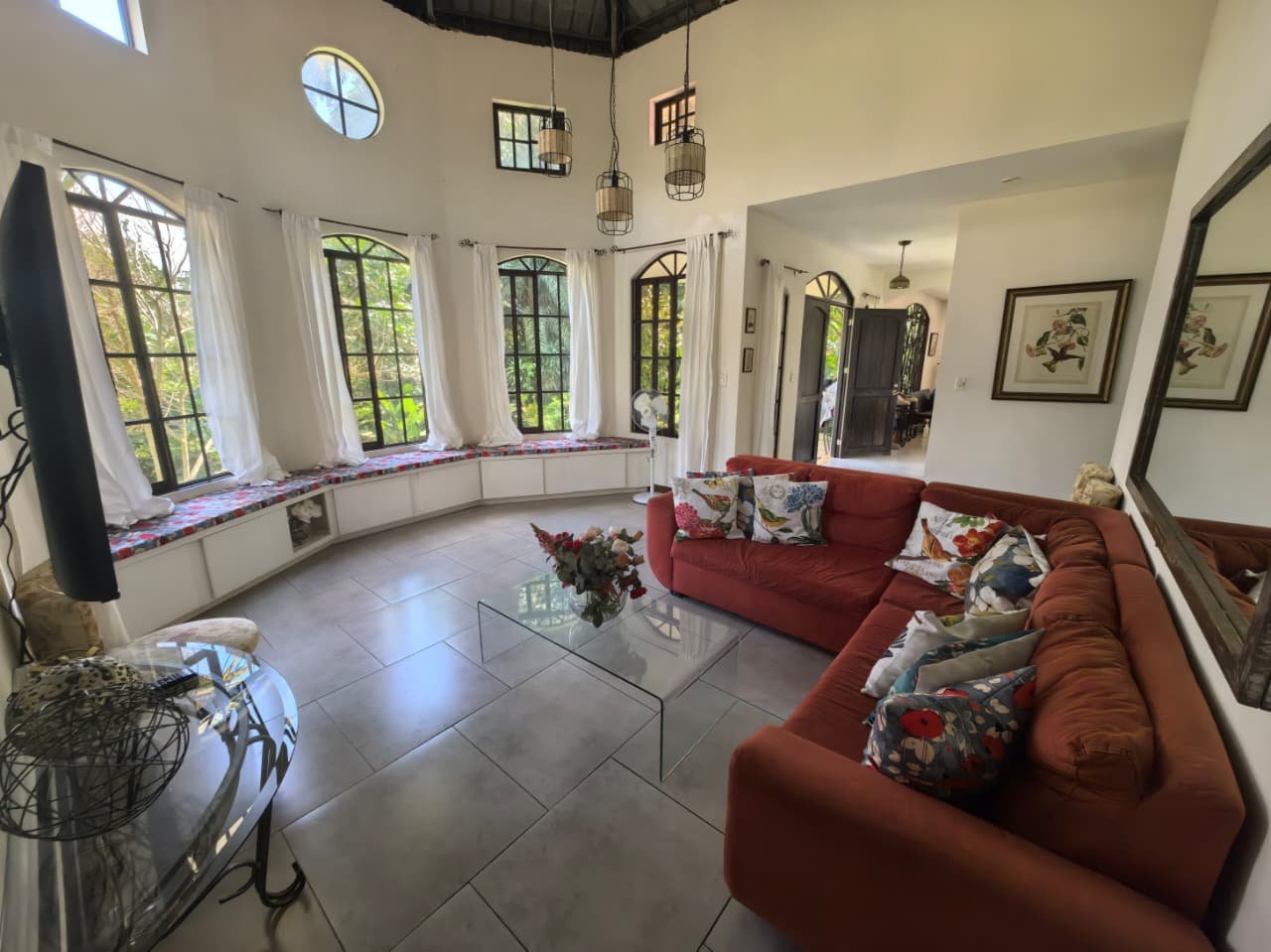 Living room at Villa Sulterra